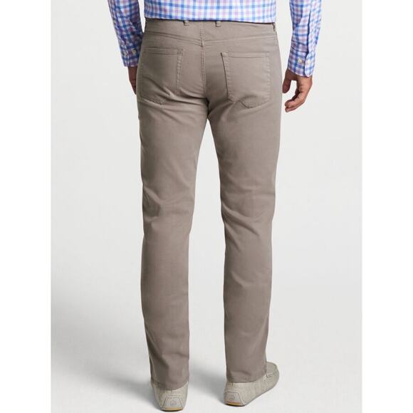Peter Millar Ultimate Sateen Five-Pocket Pant * Gale Gray *‎ Size 33 * NWT - Picture 2 of 6